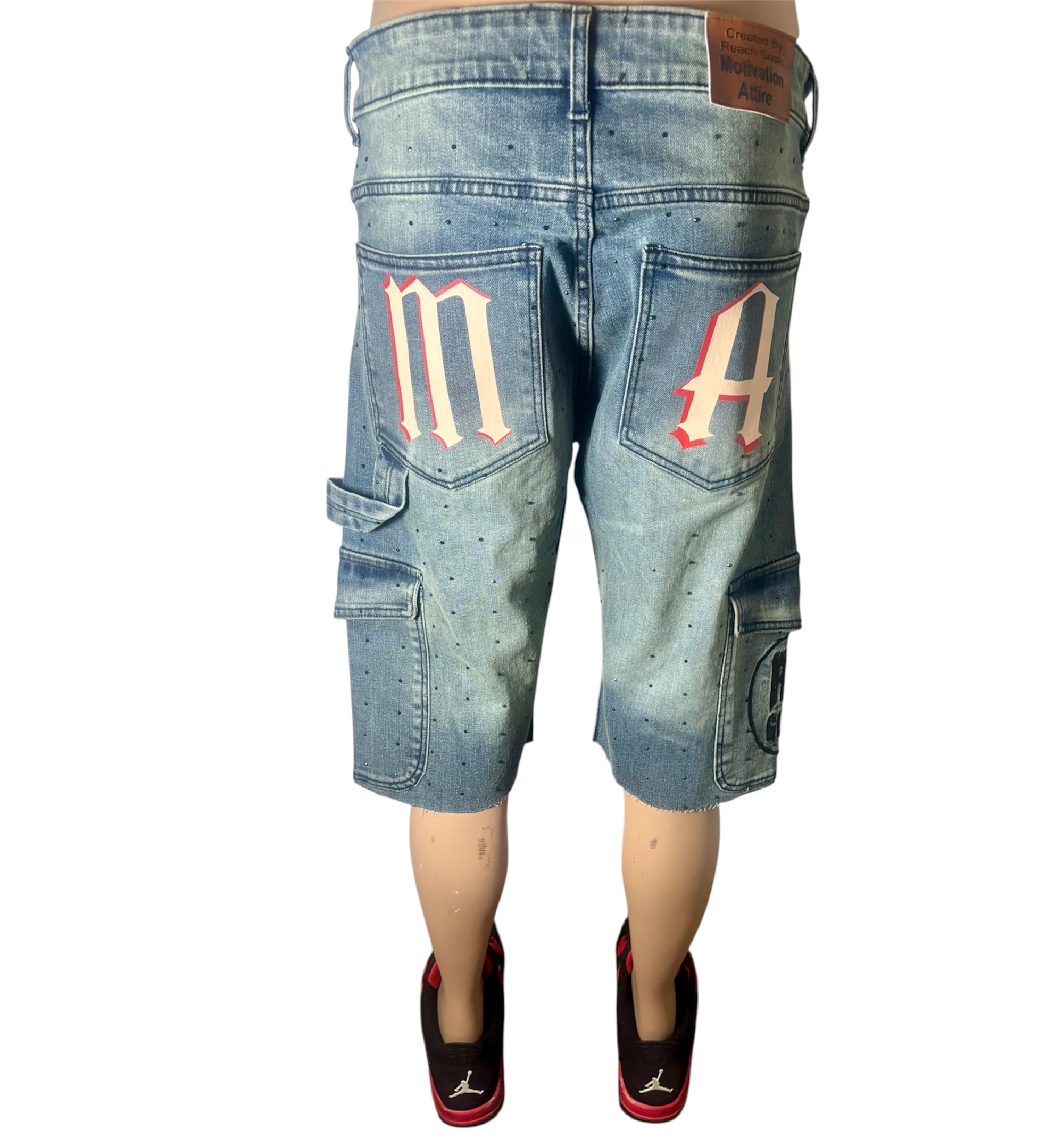 RG Rhinestone Jorts 2nd Version