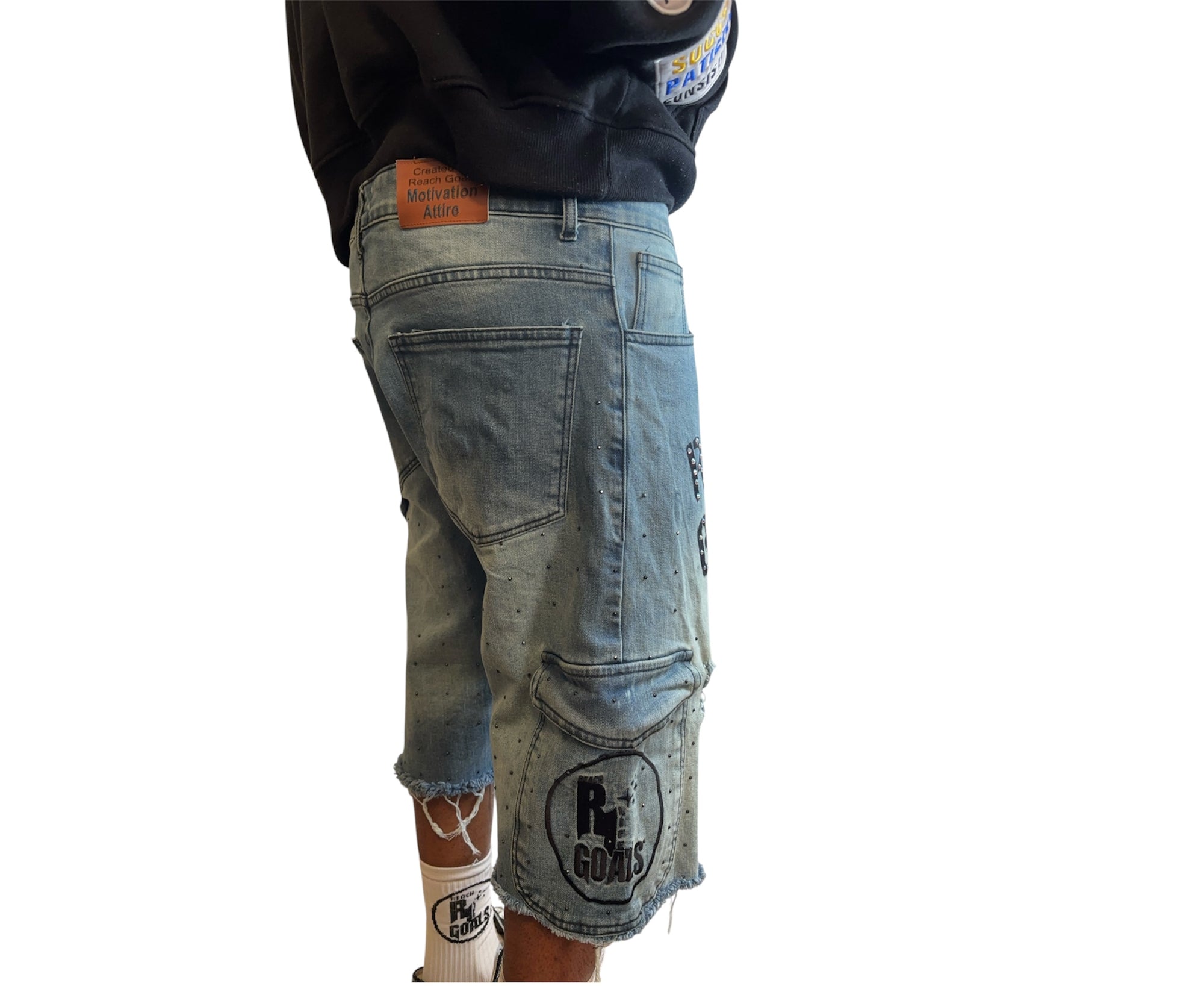 RG Rhinestone Jorts