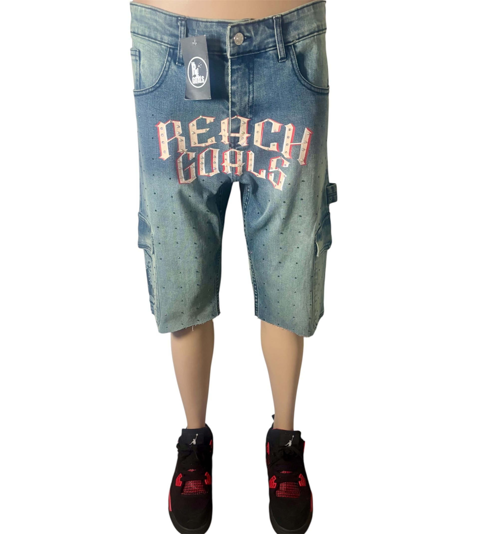 RG Rhinestone Jorts 2nd Version