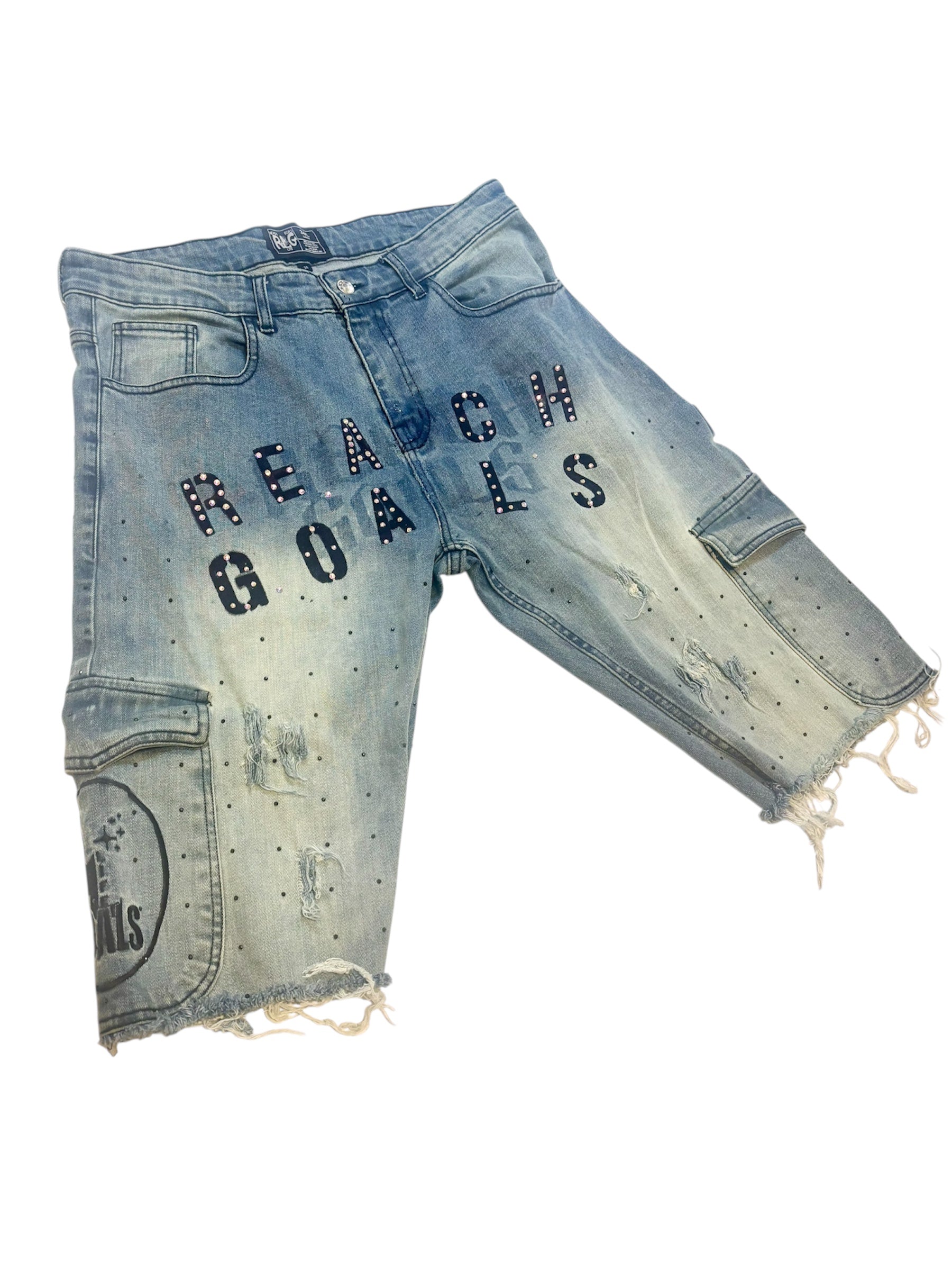 RG Rhinestone Jorts