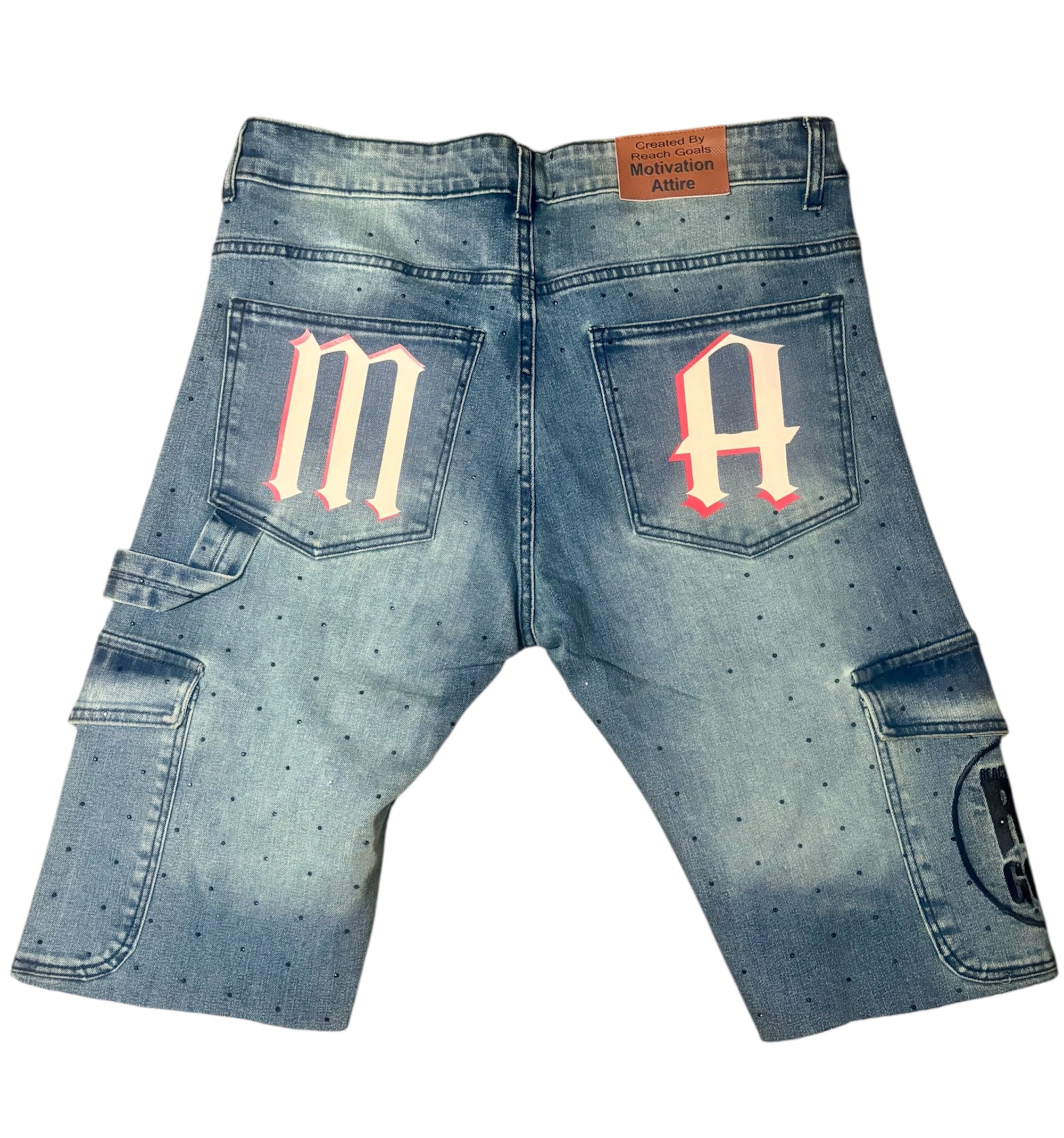 RG Rhinestone Jorts 2nd Version