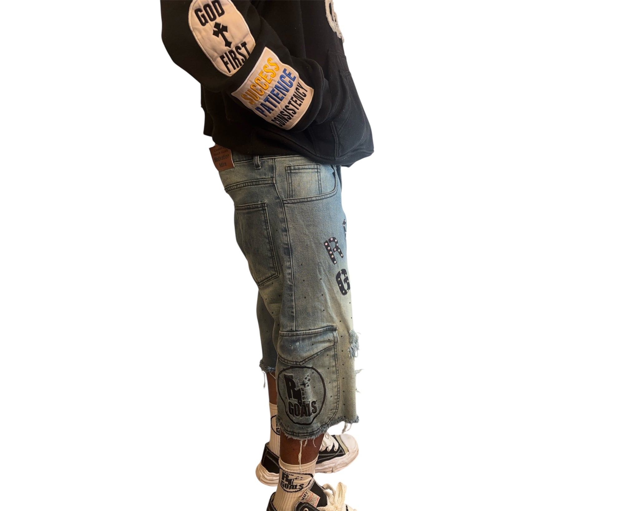 RG Rhinestone Jorts