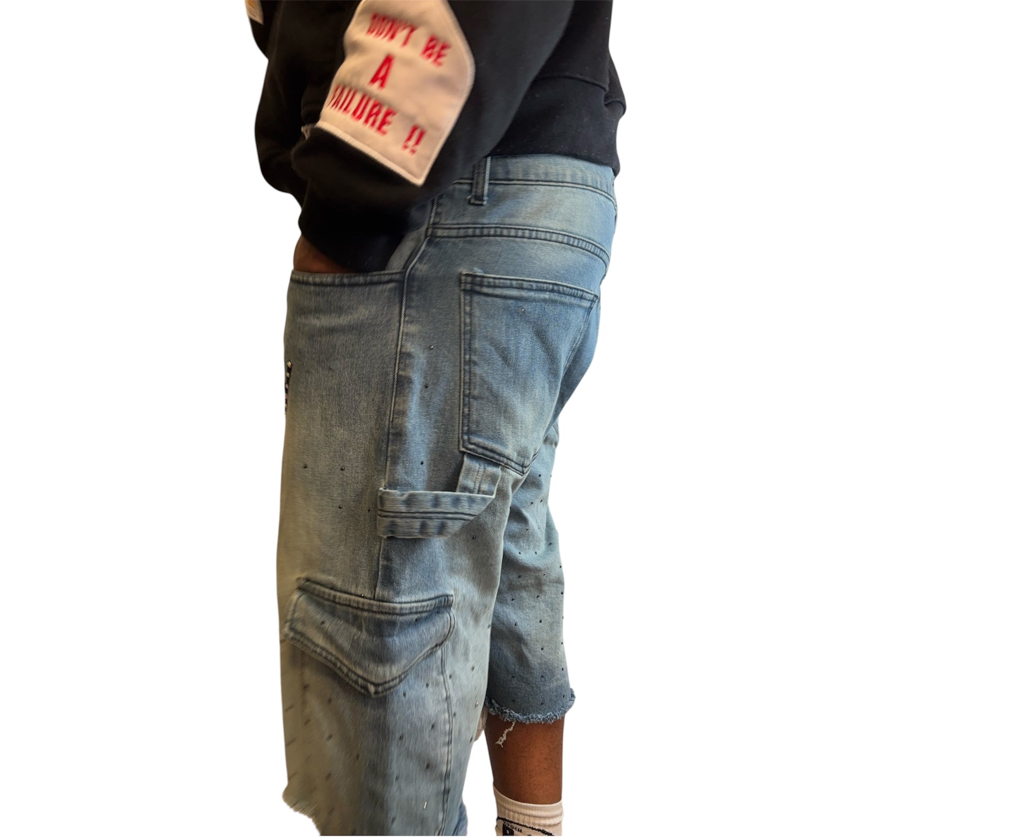 RG Rhinestone Jorts