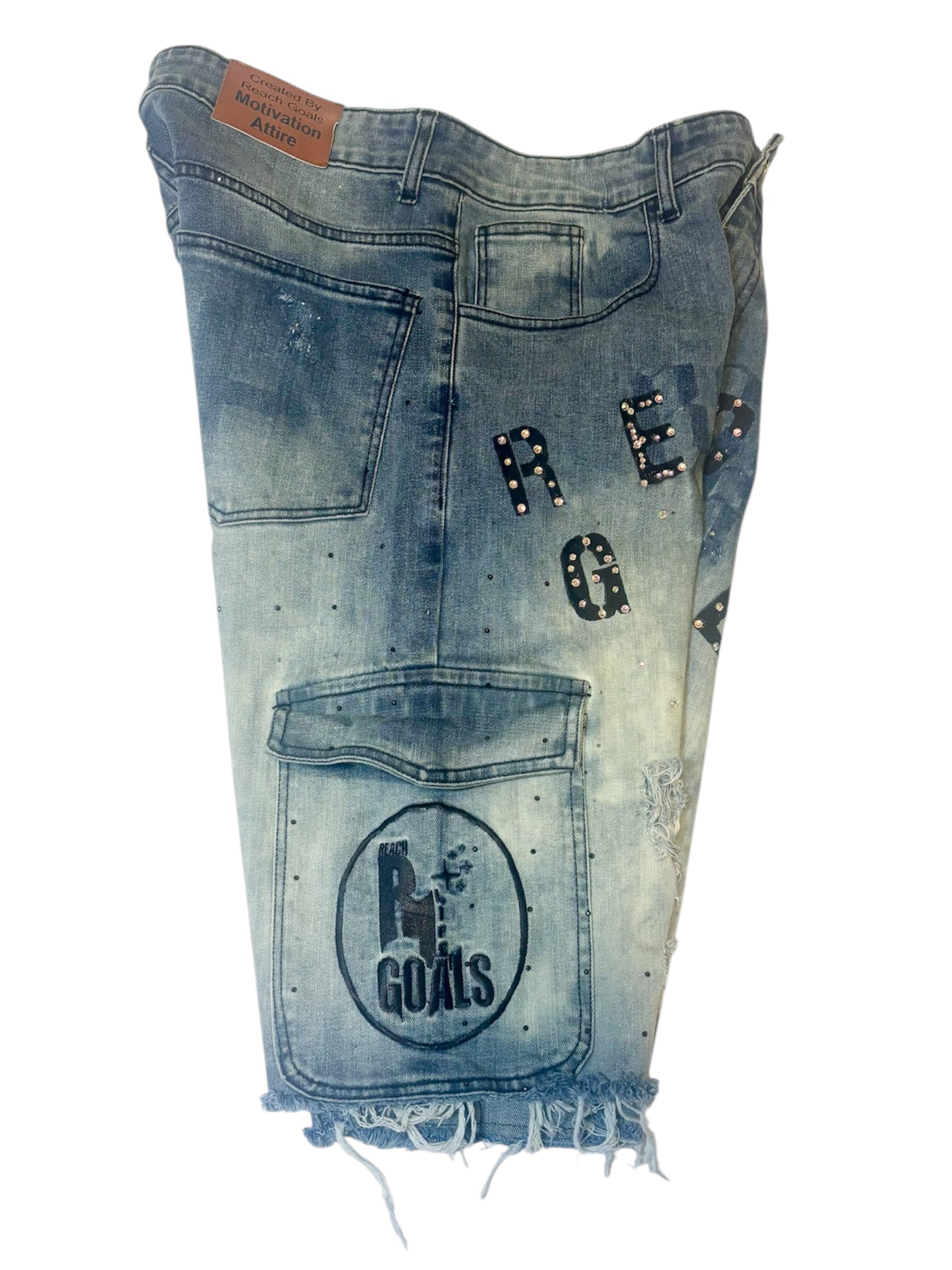 RG Rhinestone Jorts