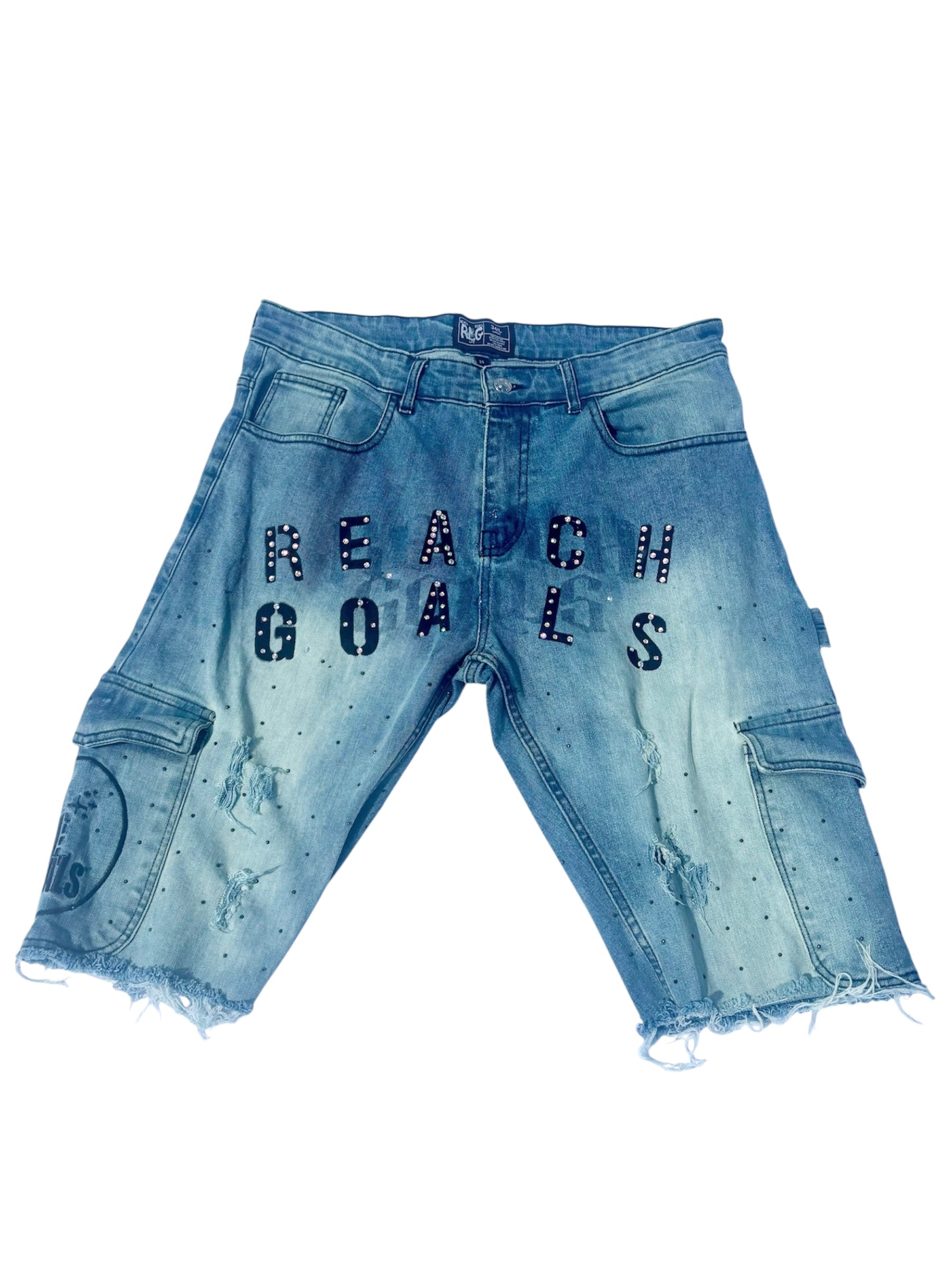 RG Rhinestone Jorts