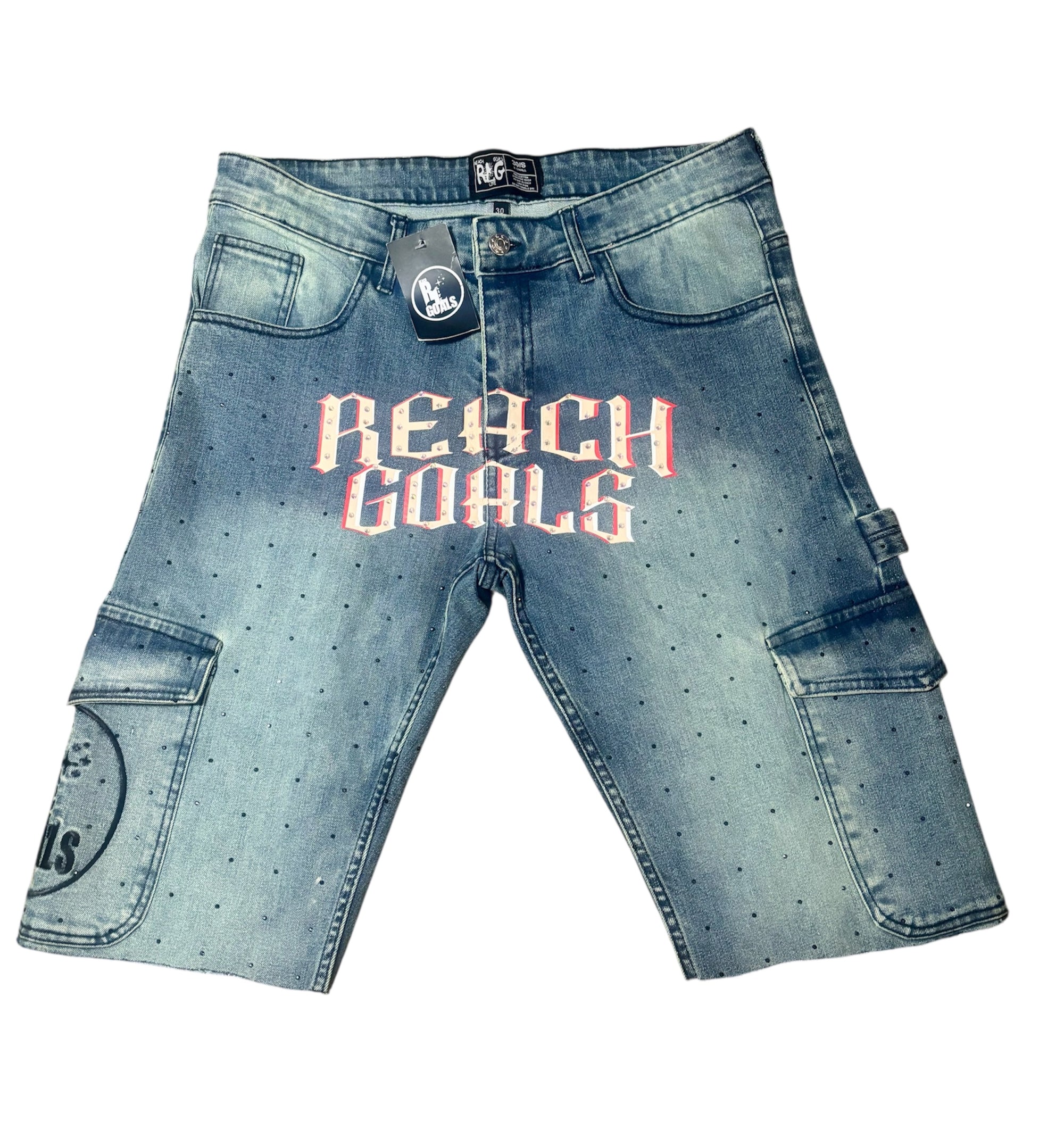 RG Rhinestone Jorts 2nd Version