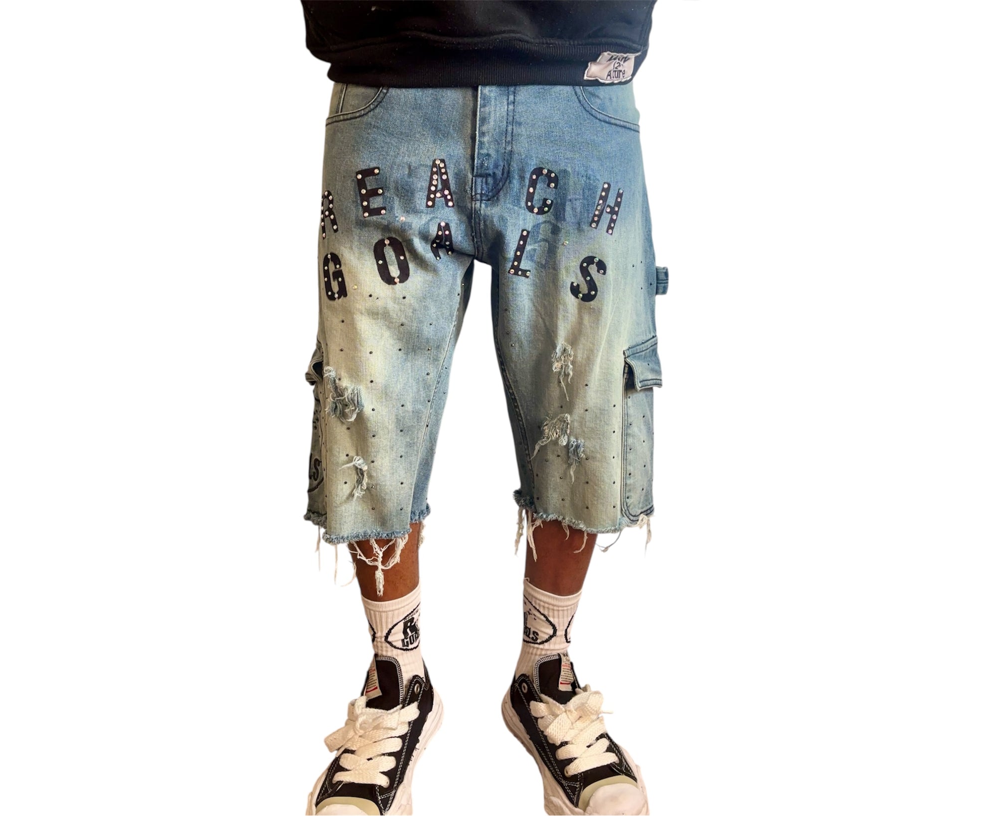 RG Rhinestone Jorts