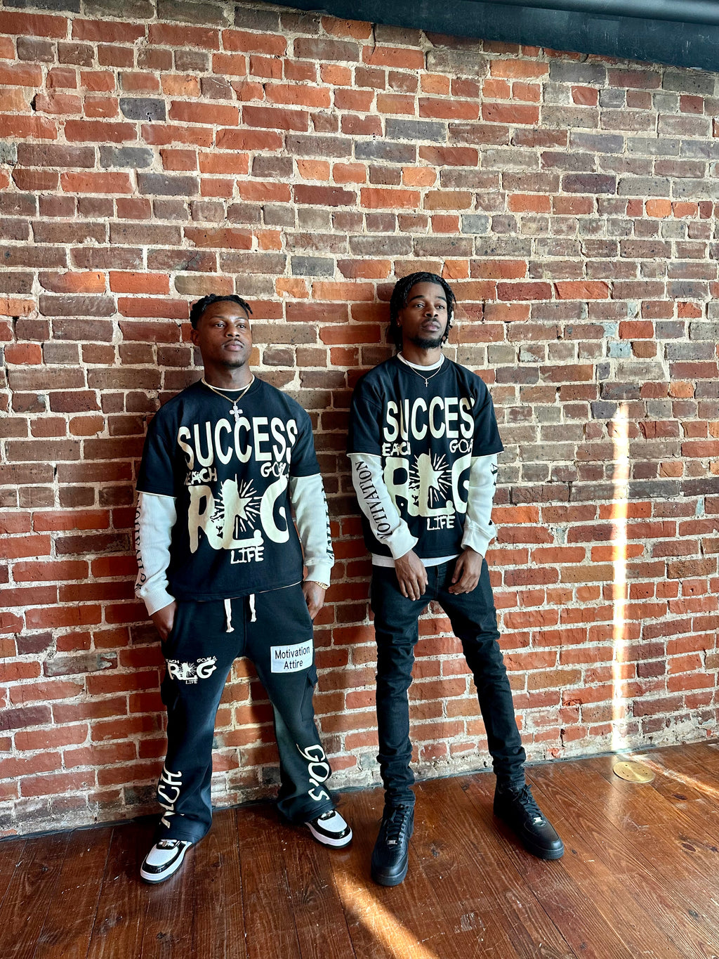 Black RG Double Layer Thermal Tee